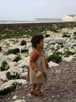 Load image into Gallery viewer, Chestnut Gingham Tribe Skirt