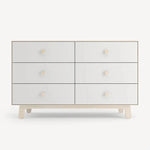 Load image into Gallery viewer, 6 Drawer Dresser- Birch/White