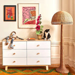 Load image into Gallery viewer, 6 Drawer Dresser- Birch/White
