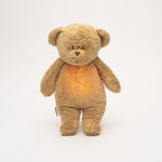 Load image into Gallery viewer, Moonie Organic Humming Bear with Lamp- Capaccino