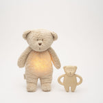 Load image into Gallery viewer, Moonie Bear Natural Rubber Teether - Sand