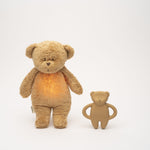 Load image into Gallery viewer, Moonie Bear Natural Rubber Teether - Cappuccino