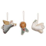 Load image into Gallery viewer, Christmas Tree Ornaments (3piece set) - Peace & Joy