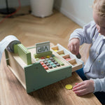 Load image into Gallery viewer, Wood Cash Register Set