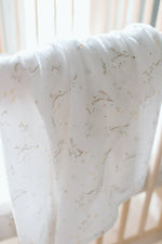Load image into Gallery viewer, Organic Cotton Muslin Swaddle- Field of Dreams