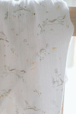 Load image into Gallery viewer, Organic Cotton Muslin Swaddle- Field of Dreams