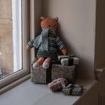 Load image into Gallery viewer, Christmas Knitted Toddler Toy - Squirrel