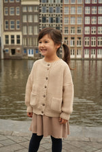 Load image into Gallery viewer, The Tanguis Cotton Cardigan - Oat Cream
