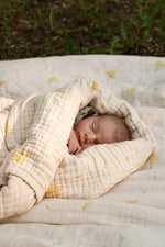 Load image into Gallery viewer, Organic Cotton Muslin Blanket- Goldenrod