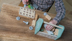 Load image into Gallery viewer, Role Play Wood Toolbox
