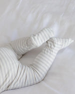 Charger l'image dans la galerie, Zip Long Sleeve Sleeper Footie- Cloud Stripe