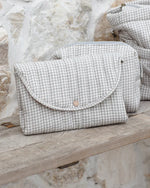 Charger l'image dans la galerie, Diaper Bag & Changing Mat- Sage Gingham