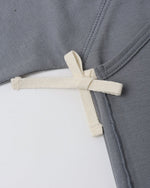 Charger l'image dans la galerie, Wrap Top + Footed Pant Set- Slate