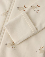 Load image into Gallery viewer, Zip Long Sleeve Sleeper Footie- Bunnies