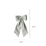 Load image into Gallery viewer, Striped Light Green Fabric Bows