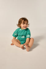 Load image into Gallery viewer, Dog Allover Baby Romper