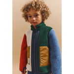 Load image into Gallery viewer, Noam Pile Jacket- Garden Green Multi Mix