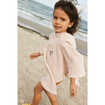 Charger l'image dans la galerie, Paco Embroidery Poncho- Stripe Tuscany rose / Creme de la creme