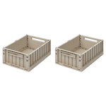 Load image into Gallery viewer, Weston Storage Box 2-pack- Medium Sandy