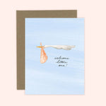 Load image into Gallery viewer, Welcome Little One Greeting Card- New Mom Baby Card