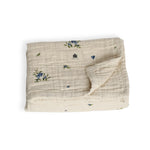 Load image into Gallery viewer, Organic Cotton Muslin Baby Blanket- Blueberry