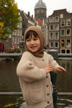 Load image into Gallery viewer, The Tanguis Cotton Cardigan - Oat Cream