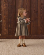 Charger l'image dans la galerie, Velour Baby Dress Spruce