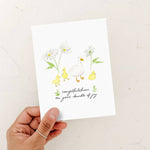 Load image into Gallery viewer, Congratulations on your Bundle of joy Baby Card- Ducklings