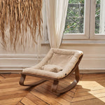 Load image into Gallery viewer, Baby Rocker LEVO- Walnut Wood