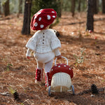 Load image into Gallery viewer, Rattan Mushroom Luggy- Red