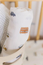 Charger l'image dans la galerie, Organic Cotton Muslin Swaddle- Rush Hour
