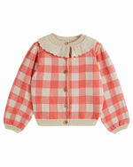 Charger l'image dans la galerie, Vichy Cardigan- Rose