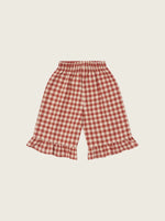 Load image into Gallery viewer, Paprika Gingham Frill Pants