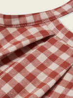 Load image into Gallery viewer, Paprika Gingham Tribe Skirt
