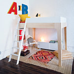 Load image into Gallery viewer, Perch Full Size Loft Bed- Birch/White