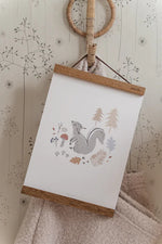 Load image into Gallery viewer, Illustrated Art Print- Autumn Squirrel