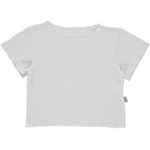 Charger l'image dans la galerie, Cotton T-shirt for girls in white color