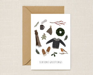 Winter Essentials Christmas Card