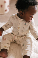 Load image into Gallery viewer, Henley Patch Pocket Romper
