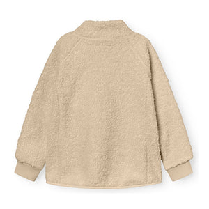 MATCEDRIC Teddyfleece Zip jacket- Sesame