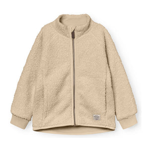 MATCEDRIC Teddyfleece Zip jacket- Sesame