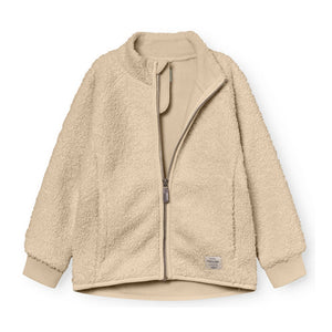 MATCEDRIC Teddyfleece Zip jacket- Sesame