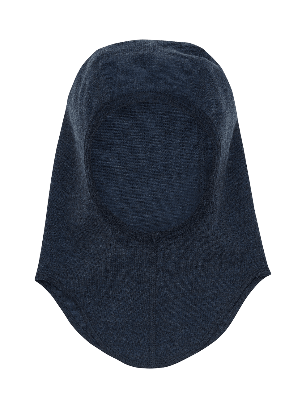 Balaclava Merino Wool Rib- Navy Melange