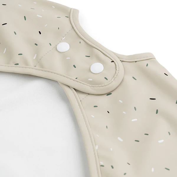 Sleeved Pocket Bib- Confetti Sand