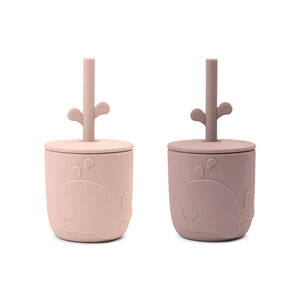 Straw cup 2-pack Wally Powder