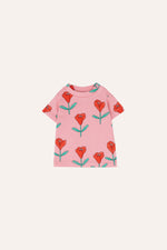 Load image into Gallery viewer, Tulips Allover Baby Rib Tshirt
