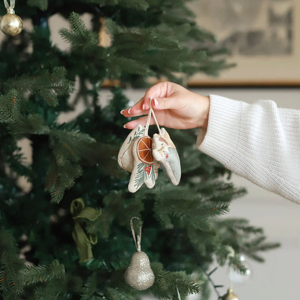 Christmas Tree Ornaments (3piece set) - Peace & Joy