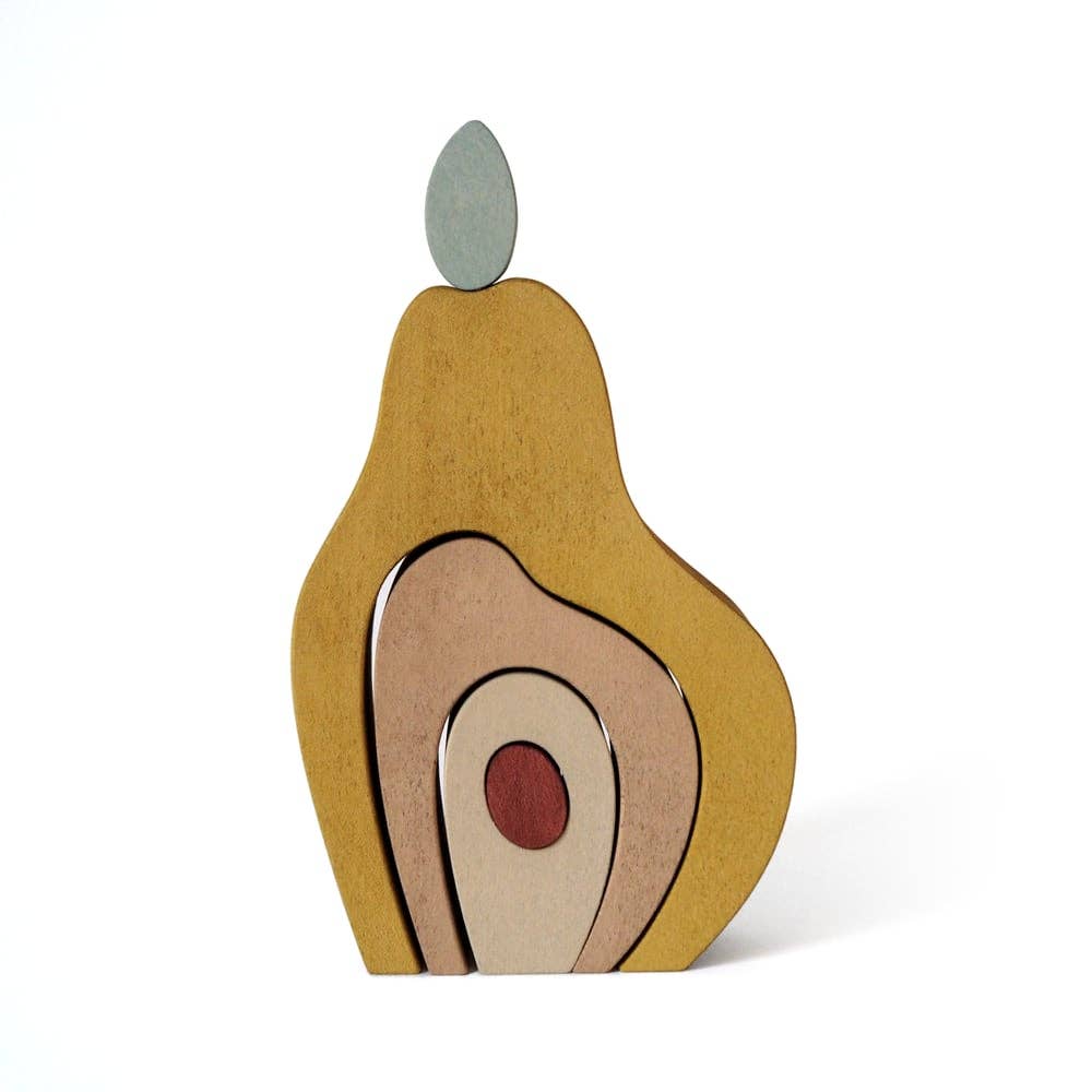 Wooden Toy - Stackable Pear