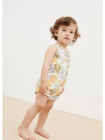 Load image into Gallery viewer, Floral Baby Romper
