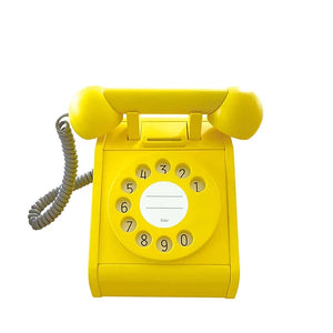 Wooden Telephone- Yellow